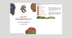 Desktop Screenshot of domaine-gerardseguin.com